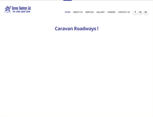 Tablet Screenshot of caravanroadways.com